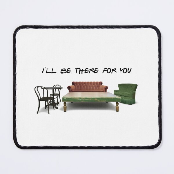 Item preview, Friends I’ll Be There For You Retro Sofa Scene – Vintage Sitcom Inspired Living Room Illustration designed and sold by Greemo03.