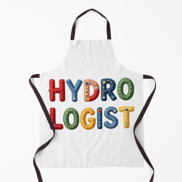 Item preview, HYDROLOGIST - IN COLORFUL FAUX LETTERING designed and sold by AlexOBrienArt.
