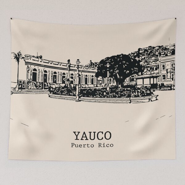 Item preview, Yauco - Puerto Rico designed and sold by Lakeric Cityscapes.
