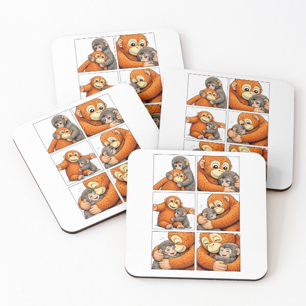 Item preview, Punch baby Monkey Japanese Zoo sad Monkey  designed and sold by CyberArtistOne.