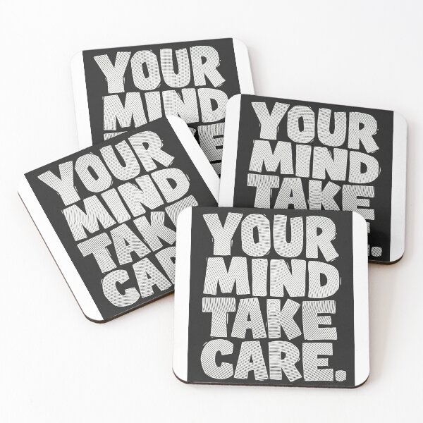 Item preview, Your Mind Take Care Mental Health Awareness Typography Art designed and sold by ZyricZyric.