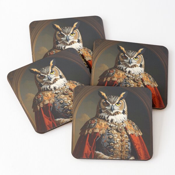 Item preview, Royal Renaissance Owl Noble Commander Portrait designed and sold by Rutvain.