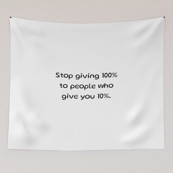 Item preview, Stop giving 100% to people who give 10% designed and sold by BlissThreads.