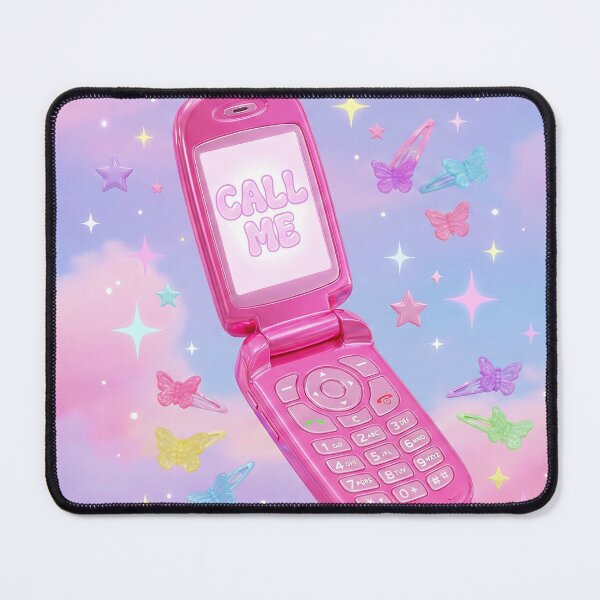Item preview, Call Me Pink Y2K Retro Flip Phone Aesthetic designed and sold by DigitalAnnaBanana.