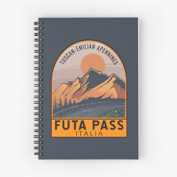 Item preview, Futa Pass Italy Retro Travel Emblem designed and sold by KrisSidDesigns.