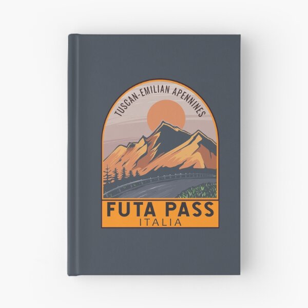 Item preview, Futa Pass Italy Retro Travel Emblem designed and sold by KrisSidDesigns.
