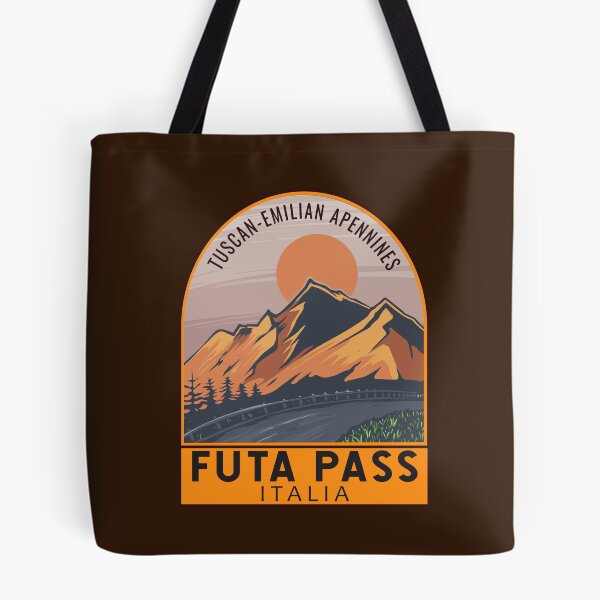 Item preview, Futa Pass Italy Retro Travel Emblem designed and sold by KrisSidDesigns.