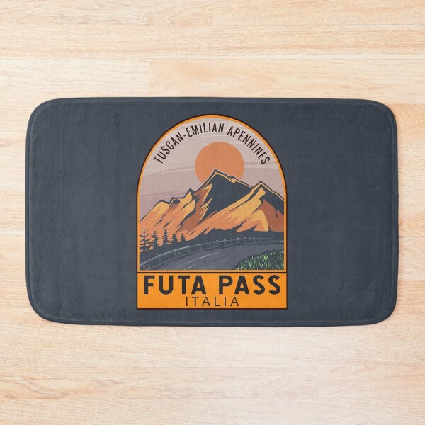Item preview, Futa Pass Italy Retro Travel Emblem designed and sold by KrisSidDesigns.