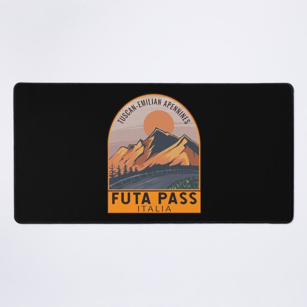 Item preview, Futa Pass Italy Retro Travel Emblem designed and sold by KrisSidDesigns.