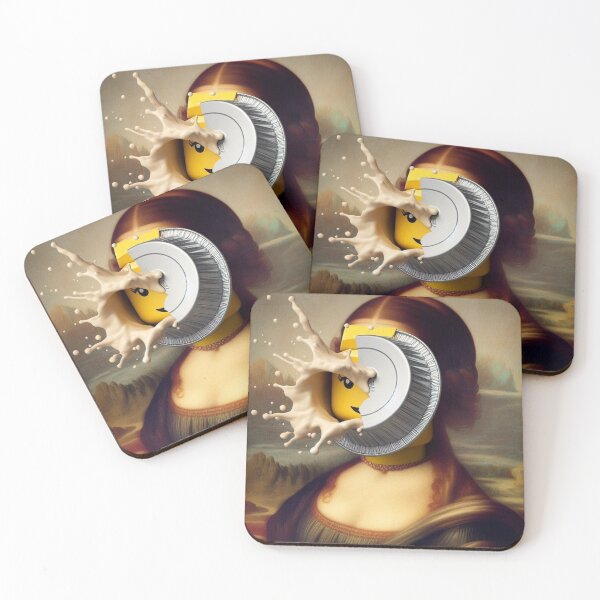 Item preview, “Glitch‑Coded Gioconda: The Renaissance Smile That Refuses to Stay in One Dimension” designed and sold by Print Fiction.