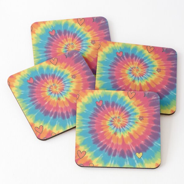 Item preview, Retro Tie-Dye Peace & Love Psychedelic Art Print – Colorful 70s Hippie Vibes designed and sold by Far Out Goods.