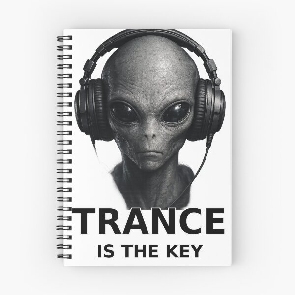 Item preview, TRANCE IS THE KEY – Alien Frequency Edition designed and sold by Beats & Barks.