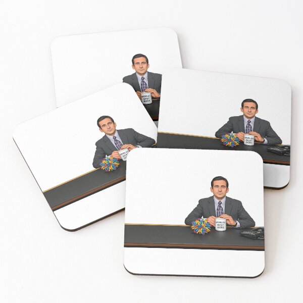 Item preview, World’s Best Boss Office Scene – Funny Workplace Desk Illustration Inspired by Classic Sitcom designed and sold by Greemo03.