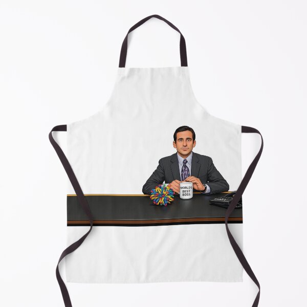 Item preview, World’s Best Boss Office Scene – Funny Workplace Desk Illustration Inspired by Classic Sitcom designed and sold by Greemo03.