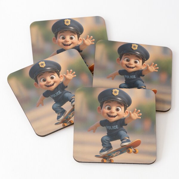 Item preview, Skater Police Boy designed and sold by Sillytoe.