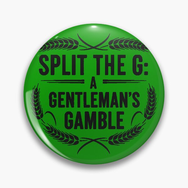 Item preview, Split the G A Gentlemans Gamble - Vintage Stout Design designed and sold by Tamer ⭐⭐⭐⭐⭐.