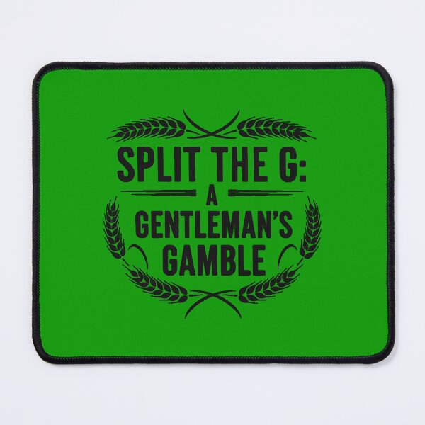 Item preview, Split the G A Gentlemans Gamble - Vintage Stout Design designed and sold by Tamer ⭐⭐⭐⭐⭐.