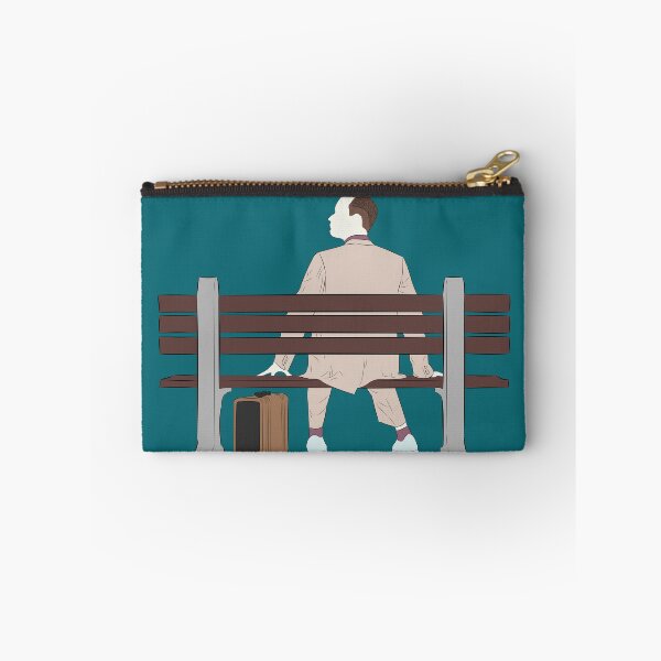 Item preview, Forrest Gump Bench Scene Art – Minimalist Movie Illustration designed and sold by Still Silhouette.