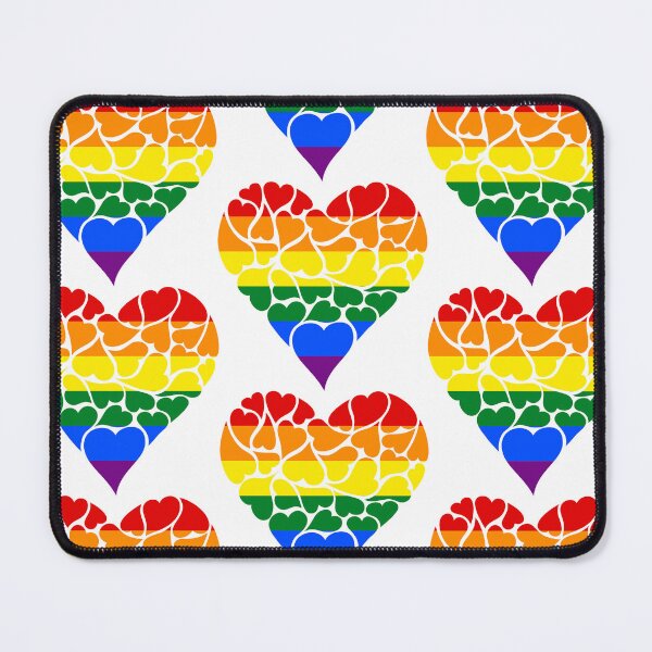 Item preview, pride hearts lesbian gay Queer Pride Day lgbt bisexual more pride less prejudice designed and sold by ramwebroom.