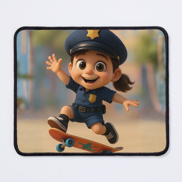 Item preview, Skater Police Girl designed and sold by Sillytoe.
