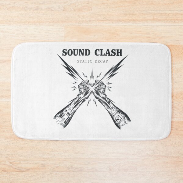Item preview, Sound Clash Static Decay - Retro Electronic Circuitry Fist Design designed and sold by Ditstyle.