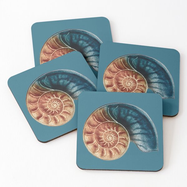 Item preview, Nautilus Teal designed and sold by Charlene Lanzel.