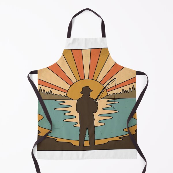 Item preview, Classic Angler Sunrise Illustration designed and sold by urbinet.
