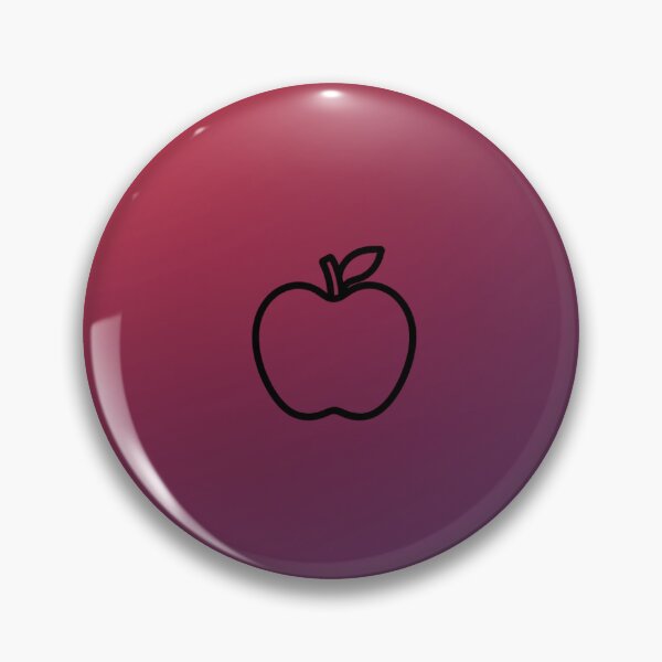Item preview, Minimalistic Apple - Gradient Blue And Red Colors designed and sold by atCase.