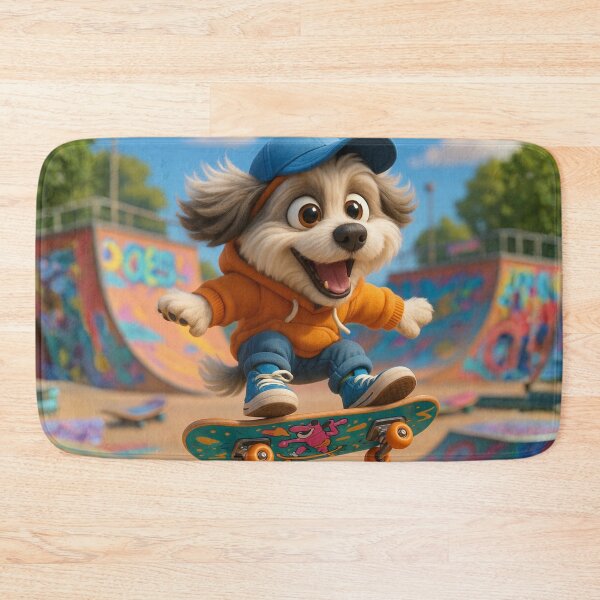 Item preview, Skater Polish Lowland Sheepdog designed and sold by Sillytoe.