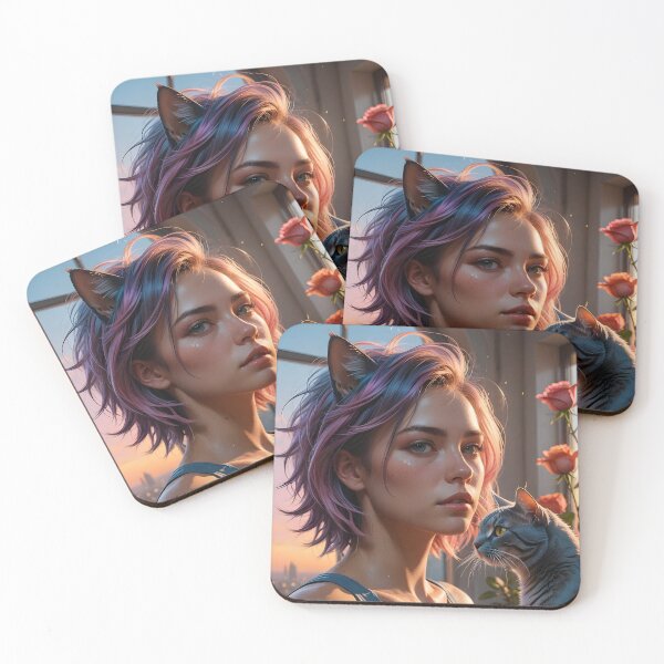 Item preview, Neon-colored delicacy in the rays of the setting sun designed and sold by KunstGeist.