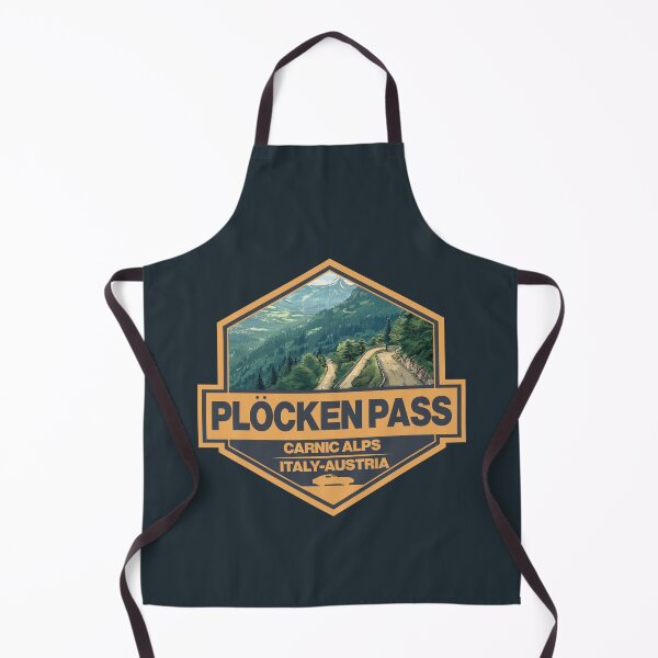 Item preview, Plocken Pass Italy Austria Travel Art Badge designed and sold by KrisSidDesigns.
