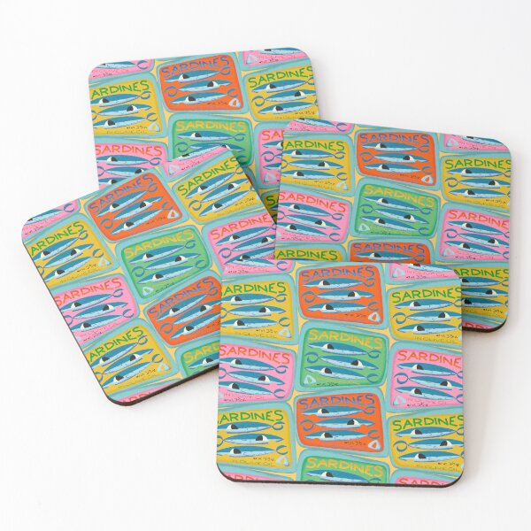 Item preview, Retro Sardines designed and sold by Carrie Cantwell Art.