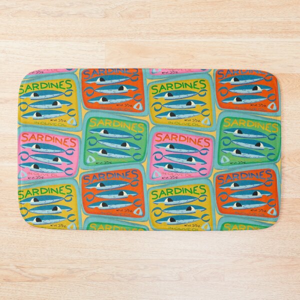Item preview, Retro Sardines designed and sold by Carrie Cantwell Art.
