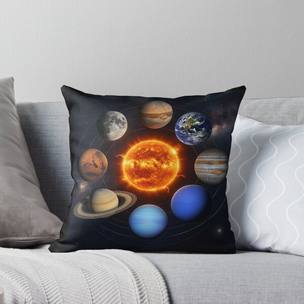 Item preview, funny Sun Eating Planets Cartoon – Space Solar System Illustration designed and sold by Uglyandcute.