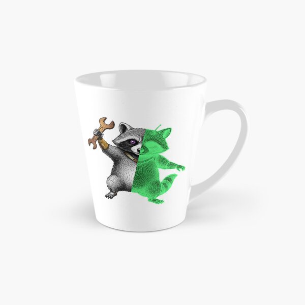 Item preview, The Cybernetic raccoon designed and sold by krabbaraban.