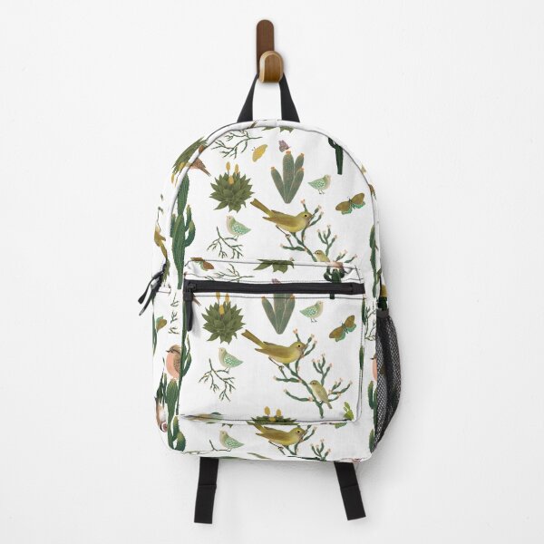 Item preview, Desert Serenade Birds & Butterflies on white designed and sold by phatlizzardart.