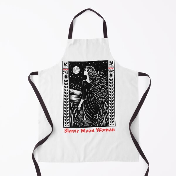 Item preview, Slavic Moon Woman Design Mystical Woman with a Moon designed and sold by Tysia Desings.