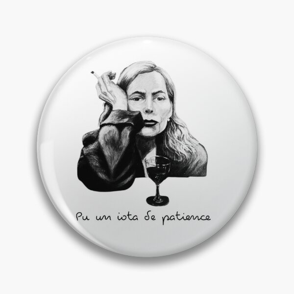 Item preview, Joni Mitchell "Not an iota of patience left" designed and sold by Abatt0ir.
