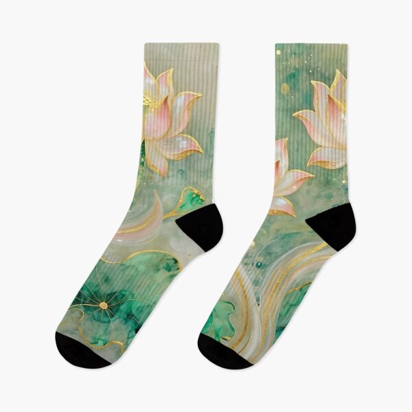 Item preview, Two Divine Lotus Flowers - Figurative Art designed and sold by Lightworker11.