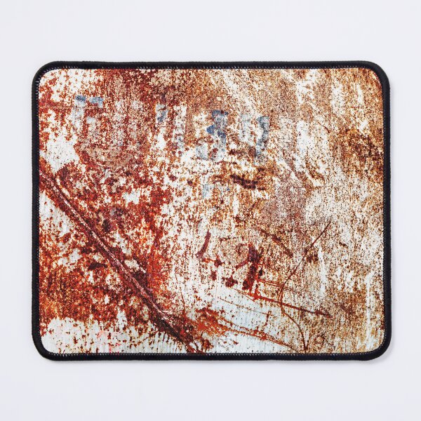 Item preview, Industrial Rust & White Enamel Abstract designed and sold by LRPhotoart.