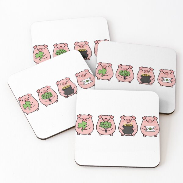 Item preview, St. Patrick's Day Plump Pigs designed and sold by KC's.
