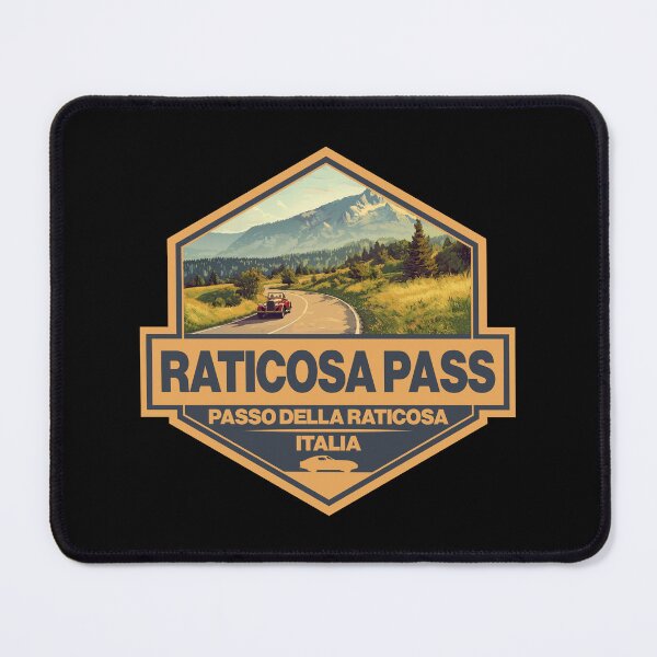 Item preview, Raticosa Pass Italy Travel Art Badge designed and sold by KrisSidDesigns.