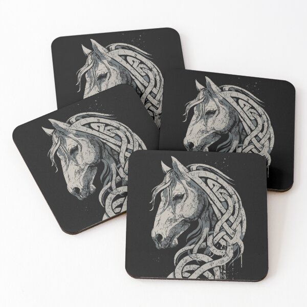 Item preview, Celtic horse with Viking knots designed and sold by drizzd.