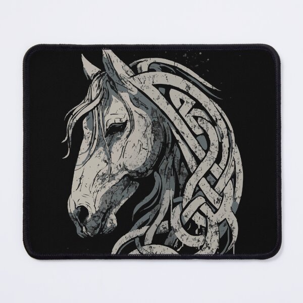 Item preview, Celtic horse with Viking knots designed and sold by drizzd.