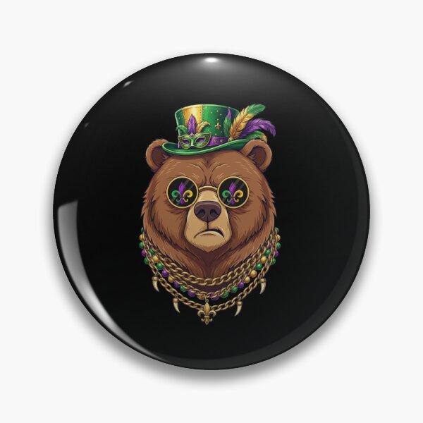 Item preview, Mardi Gras Bear New Orleans Party designed and sold by CORJIDOG-ART.