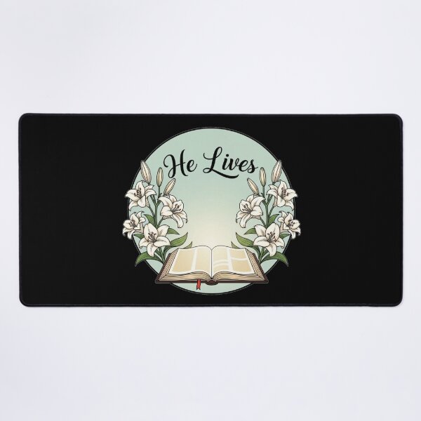 Item preview, He Lives Easter Christian Sticker designed and sold by Illustrated Faith.