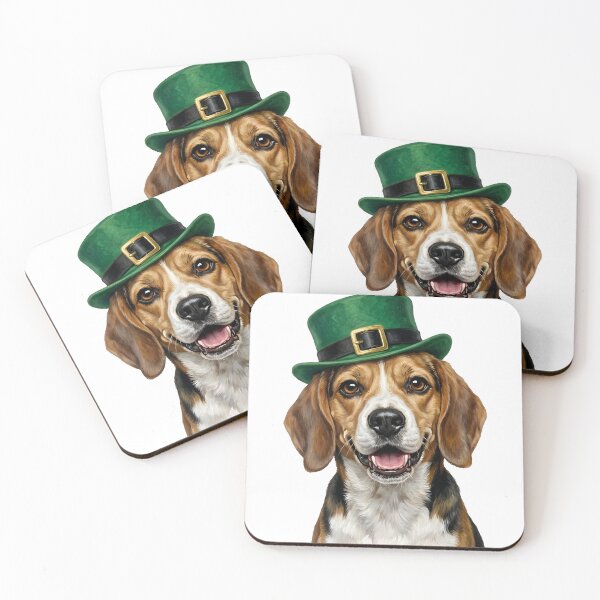 Item preview, St. Patrick's Day Beagle designed and sold by KC's.