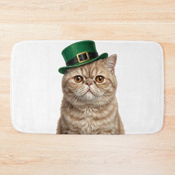 Item preview, St. Patrick's Day Exotic Shorthair Cat designed and sold by KC's.