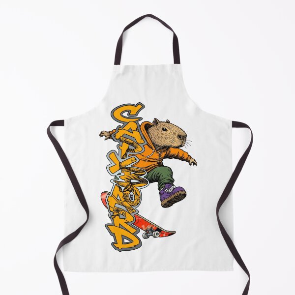 Item preview, Capybara on a skateboard designed and sold by krabbaraban.