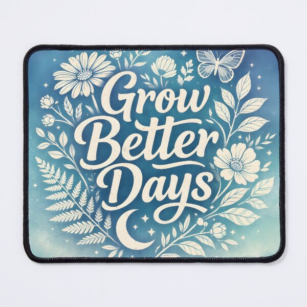 Item preview, Grow Better Days — Botanical Dreams Illustrated Graphic designed and sold by Travelcases.